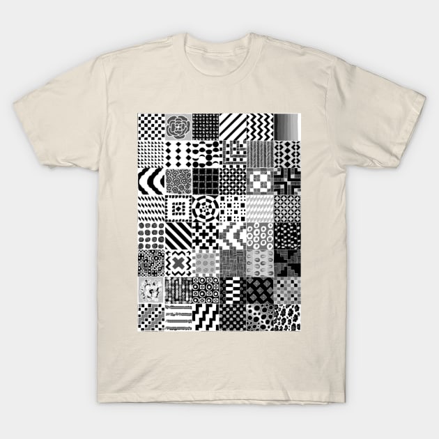 Graphic black n white tee T-Shirt by Aimcactus